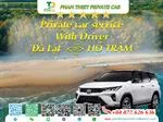 Car rental Da Lat <=> Ho Tram (private car with driver)